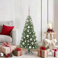 VidaXL Kerstboom met 150 led met standaard groen 120 cm pvc - thumbnail