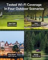 Cudy RE1200 Outdoor Netwerkrepeater Wit 10, 100 Mbit/s - thumbnail