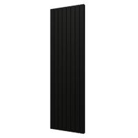 Plieger Designradiator Cavallino Retto Dubbel 1716 Watt Middenaansluiting 200x60,2 cm Mat Zwart - thumbnail