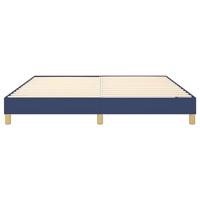 Boxspringframe stof blauw 160x200 cm - thumbnail