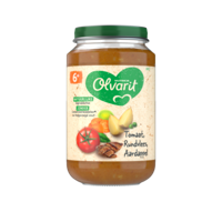 Olvarit Tomaat rundvlees aardappel wortel 200 Gram - thumbnail