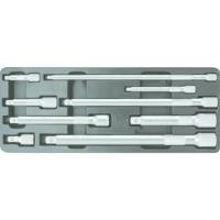 KS TOOLS Ks-tools verlengstuk set extension set 9 pcs. ks-tools, 1/4"-3/8"-1/2" - thumbnail