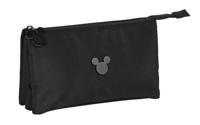 Pennenetui met 3 vakken Mickey Mouse Clubhouse Premium Zwart 22 x 12 x 3 cm - thumbnail