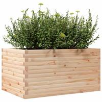 VidaXL Plantenbak 90x60x45,5 cm massief grenenhout - thumbnail