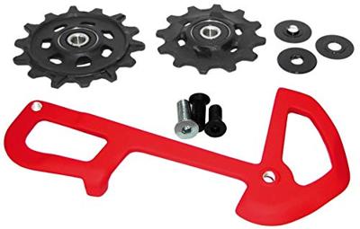 SRAM kooi binnenplaat inner cage+pulleys x01 eagle rear der. red