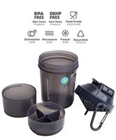 Smartshake Original2GO Space Gray (600 ml) - thumbnail