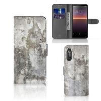 Sony Xperia 10 II | Bookcase | Beton Print - thumbnail