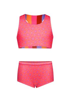 B.Nosy zomer reversibel bikini meisjes - multi streep - Winona
