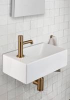 Ben Engraved Line fonteinkraan geborsteld koper pvd-coating - thumbnail