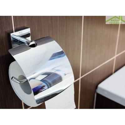 Toiletrolhouder Sapho X-Square 13.5x15.5 cm met Klep Chroom Sapho