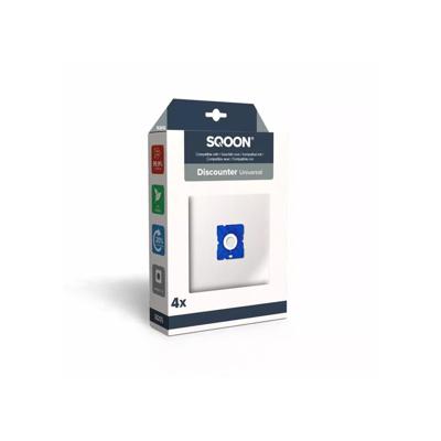 SQOON Stofzuigerzak Discounter 4st