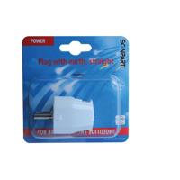 Scanpart 2480500010 E514 Stekker en Ra Recht Wit - thumbnail