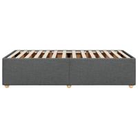 Bedframe zonder matras 100x200 cm stof donkergrijs - thumbnail