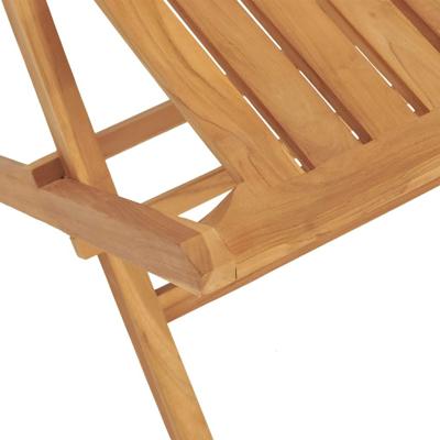 Tuinstoelen 6 st inklapbaar 47x47x89 cm massief teakhout