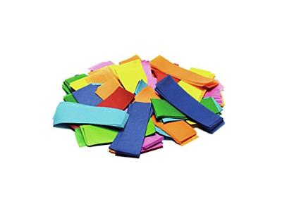 TCM FX Slowfall Confetti rectangular 55x18mm, brown, 1kg - thumbnail