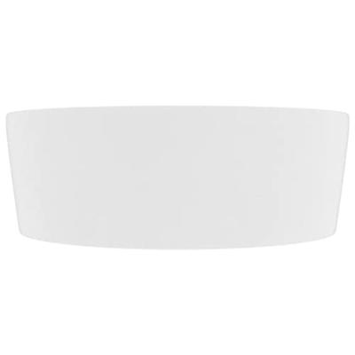 VidaXL Wastafel met overloop 36x13 cm keramiek matwit