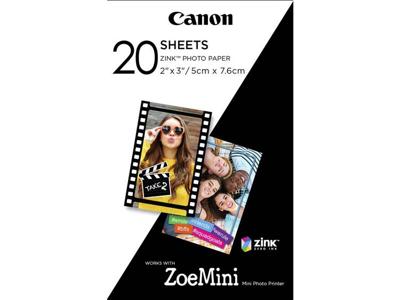 Canon zink paper zp-2030 20 sheets exp hb