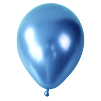 XL Blauwe Chroom Ballonnen (10 stuks / 46 CM) - thumbnail