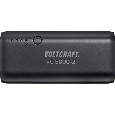 VOLTCRAFT VC 5000-2 Powerbank 5000 mAh Li-ion Zwart Statusweergave VOLTCRAFT VC 5000-2 Powerbank 5000 mAh Li-ion Zwart Statusweergave