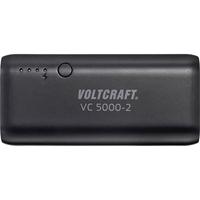 VOLTCRAFT VC 5000-2 Powerbank 5000 mAh Li-ion Zwart Statusweergave - thumbnail