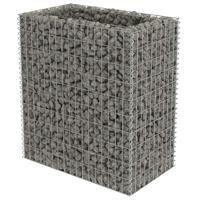VidaXL Gabion plantenbak verhoogd 90x50x100 cm gegalvaniseerd staal - thumbnail