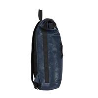 New Rebels New York Droplets Rolltop Rugtas Navy Blauw Waterafstotend 21 Liter Laptopvak - thumbnail