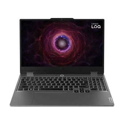 Lenovo LOQ 15ARP9 AMD Ryzen™ 5 7235HS Laptop 39,6 cm (15.6") Full HD 16 GB DDR5-SDRAM 512 GB SSD NVIDIA GeForce RTX 4050 Wi-Fi 6 (802.11ax) NoOS Grijs