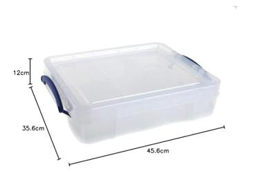 Really Useful Box opbergdoos 11 liter, transparant Really Useful Box opbergdoos 11 liter, transparant