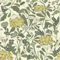 Dutch Wallcoverings Lina - Hybbe Light Green - Groen - thumbnail
