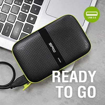 Externe Harde Schijf Silicon Power SP040TBPHDA60S3K 4 TB USB 3.1 Zwart - thumbnail