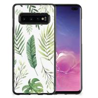 Samsung Galaxy S10+ Skin Case Leaves - thumbnail