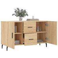 Dressoir 100x36x60 cm bewerkt hout sonoma eikenkleurig - thumbnail