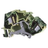 WAGO 784-607 Aardingsklem 10 mm Spanveer Toewijzing: Terre Groen, Geel 25 stuk(s)