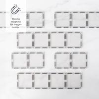 Connetix Rechthoeken Clear 12 stuks - thumbnail