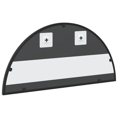 VidaXL Wandspiegel boog 60x30 cm ijzer zwart