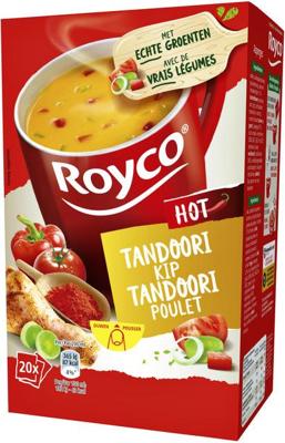 Royco Minute Soup tandoori kip, pak van 20 zakjes