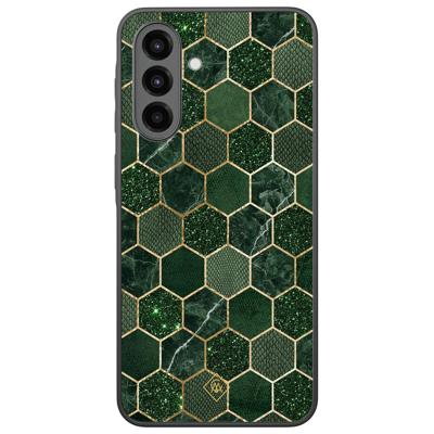 Samsung Galaxy A36 hoesje - Kubus groen Samsung Galaxy A36 hoesje - Kubus groen