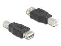 Delock USB 2.0 Adapter [1x USB-B 2.0 stekker - 1x USB 2.0 bus A] 67199 - thumbnail