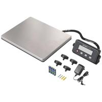 VOLTCRAFT VC-12870875 Platformweegschaal Weegbereik (max.) 200 kg Resolutie 50 g werkt op batterijen, werkt op het lichtnet RVS - thumbnail