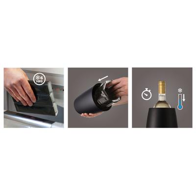 Vacu Vin Wijnset Elegant - Zwart - 5 delige set