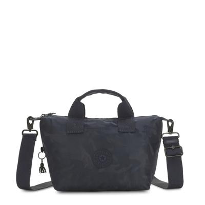Kipling Kala Mini Handtas Satin Camo Blue