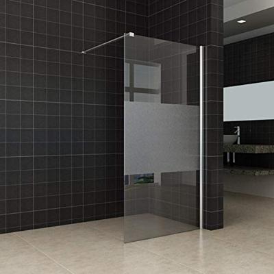 Slim glasplaat nano helder glas met melkglas middenband