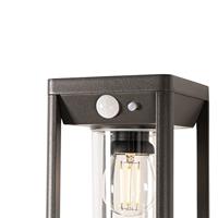 QAZQA Buiten wandlamp donkergrijs incl. LED en dimlicht op solar - - thumbnail