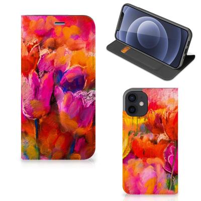 Bookcase iPhone 12 Mini Tulips Bookcase iPhone 12 Mini Tulips