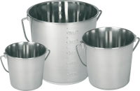 Emmer RVS rond 5,7 l - thumbnail