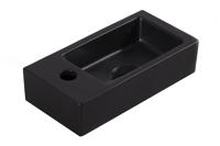 Fontein Wiesbaden Mini-Rhea Links 36x18x9 cm Mat Zwart - thumbnail