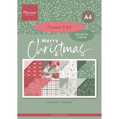 Marianne Design • paperpad merry christmas a4