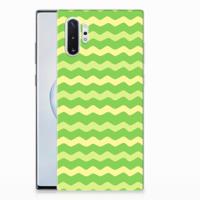 Samsung Galaxy Note 10 Plus | TPU bumper | Waves Green - thumbnail