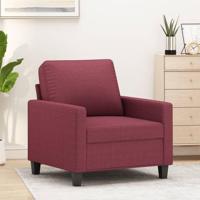 Fauteuil 60 cm stof wijnrood - thumbnail