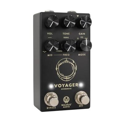 Walrus Audio Voyager MKII Black preamp / overdrive effectpedaal